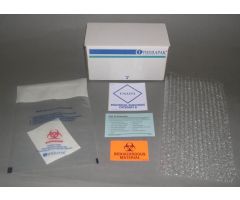 Category B Ambient IATA Transport System For Blood and Urine Specimens with 95kPa Bag and Absorbent Sheet, Ideal For Nonfragile Items, Including Specimen Containers and 20 mL - 50 mL Sample Vials