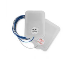 Pediatric Radiotransparent Defibrillation Pads and Leadwires, With Medtronic Connector, 4.25" x 2.876"