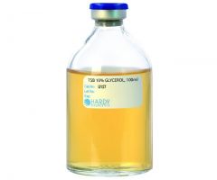 TSB w/ 10% Glycerol 100ml HDx Ser botl w/ Flip Seal