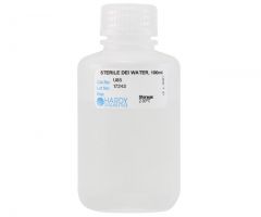Sterile DeI Water, 100ml; HDx, 125ml PP Bottle