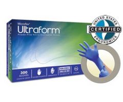 ANSELL MICROFLEX ULTRAFORM POWDER-FREE NITRILE EXAM GLOVES MFC UF-524-XS