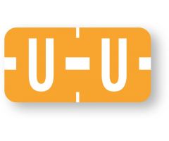 Alpha File Folder Label - Tab Compatible, 1" x 1/2" ULAF1278U