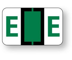 Alpha File Folder Label - Ident-A-File  Labeling System, 1-5/8" x 1"  ULAF400E