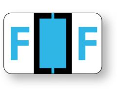 Alpha File Folder Label - Ident-A-File  Labeling System, 1-5/8" x 1" ULAF400F