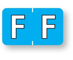 Alpha File Folder Label - Barkley  ABKM Compatible Series, 1-1/2" x 1"  ULAF8701F