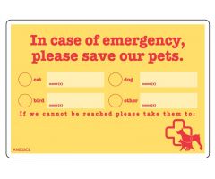 SAVE OUR PETS Label