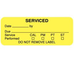 Equipment Service Label, 2-1/4" x 7/8" - ULBE116
