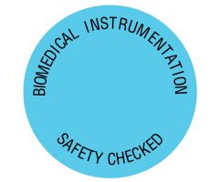 Electrical Equipment Safety Label, 3/4" dia