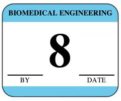 Biomedical Engineering Inspection Label - Light Blue