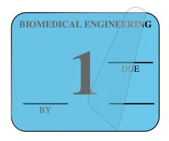 Biomedical Engineering Inspection Label - Light Blue,500 Labels/Roll