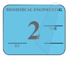 Biomedical Engineering Inspection Label, 1-1/4" x 1" - ULBE300A2