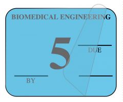Biomedical Engineering Inspection Label, 1-1/4" x 1" - ULBE300A5