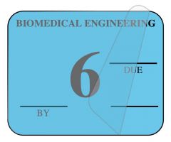 Biomedical Engineering Inspection Label, 1-1/4" x 1" - ULBE300A6