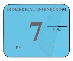 Biomedical Engineering Inspection Label, 1-1/4" x 1" - ULBE300A7