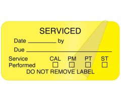 Equipment Service Label, 2" x 1" - ULBE373