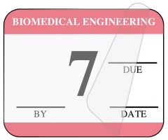 Biomedical Engineering Inspection Label, 1-1/4" x 1" - ULBE4007L
