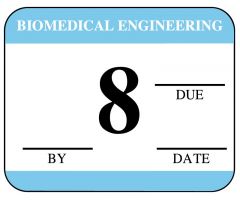 Biomedical Engineering Inspection Label, 1-1/4" x 1" - ULBE4008