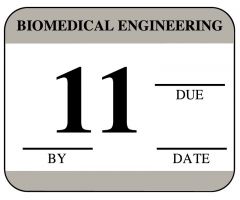 Biomedical Engineering Inspection Label, 1-1/4" x 1" - ULBE4011