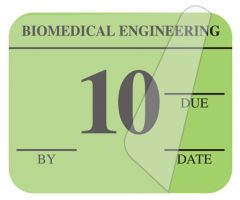 Biomedical Engineering Inspection Label, 1-1/4" x 1" - ULBE500A10