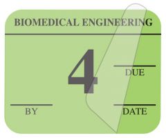 Biomedical Engineering Inspection Label, 1-1/4" x 1" - ULBE500A4