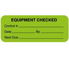 Equipment Service Label, 2-1/4" x 7/8" - ULBE706