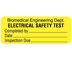 Electrical Equipment Safety Label - ULBE717