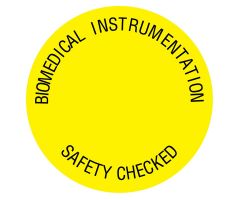 Electrical Equipment Safety Label - ULBE720