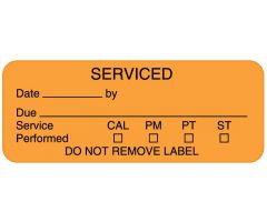 Equipment Service Label, 2-1/4" x 7/8" - ULBE737
