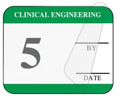 Clinical Engineering Inspection Label, 1-1/4" x 1" - ULCE4005L