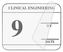 Clinical Engineering Inspection Label, 1-1/4" x 1" - ULCE4009L
