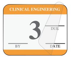 Clinical Engineering Inspection Label, 1-1/4" x 1" - ULCE8003L