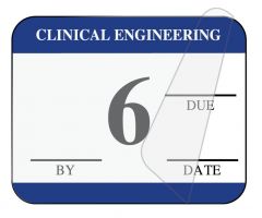 Clinical Engineering Inspection Label, 1-1/4" x 1" - ULCE8006L