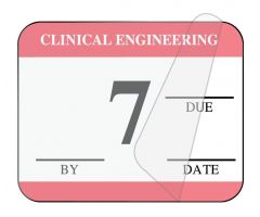 Clinical Engineering Inspection Label, 1-1/4" x 1" - ULCE8007L