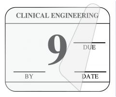 Clinical Engineering Inspection Label, 1-1/4" x 1" - ULCE8009L
