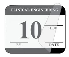 Clinical Engineering Inspection Label, 1-1/4" x 1" - ULCE8010L