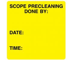 Scope Precleaning, 4" x 4"