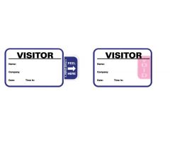 Expiring Visitor Pass Book, 2-7/8" x 1-7/8"