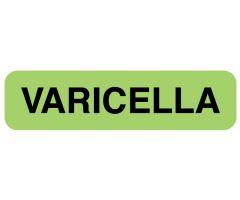 Vaccine Label, Varicella, 1-1/4" x 5/16"