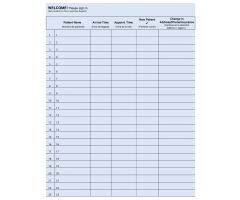 Duplicate Sign-In Sheet, 8-1/2" x 11"