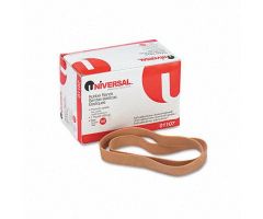 Size 107 (7"L x 5/8"W) Beige Rubber Bands, 1-lb. Bag