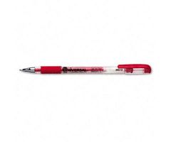 0.7 mm Medium Point Comfort Grip Rollerball Gel Ink Pens, Red