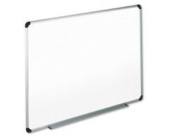 Magnetic Steel Dry Erase Board, White, Aluminum Frame, 72" x 48"