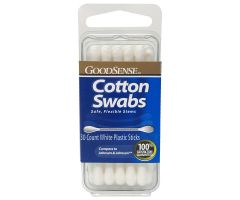 GoodSense Cotton Swabs Plastic Sticks Trial Size 30 Ct