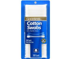 GoodSense Cotton Swabs Plastic Sticks 300 Ct