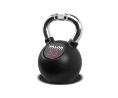 Valor Fitness Chrome Kettlebell 53 lbs