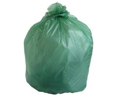 Biodegradable Bag, Green, 33" x 45"