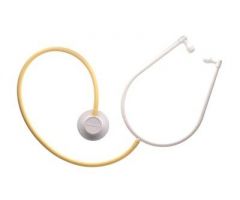 Uniscope Disposable Stethoscope with Plastic Single-Head Chestpiece, Single-Lumen Tubing, Adult Diaphragm, Yellow