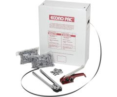 Poly Strapping Kit 1/2" x 7,200' Coil With Tensioner, Sealer & Seals in Self Dispensing Box
