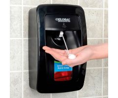 Global Industrial Automatic Dispenser for Foam Hand Soap/Sanitizer - Black