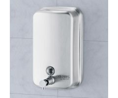 Global Industrial Stainless Steel Vertical Liquid Soap Dispenser - 1000 ml